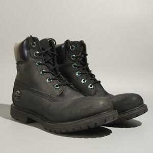 Timberland Women's Black Leather Ankle Boots US 7 / EU 38 A3898 A21Y1